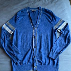 Banana Republic Cardigan sweater Stripe detail L